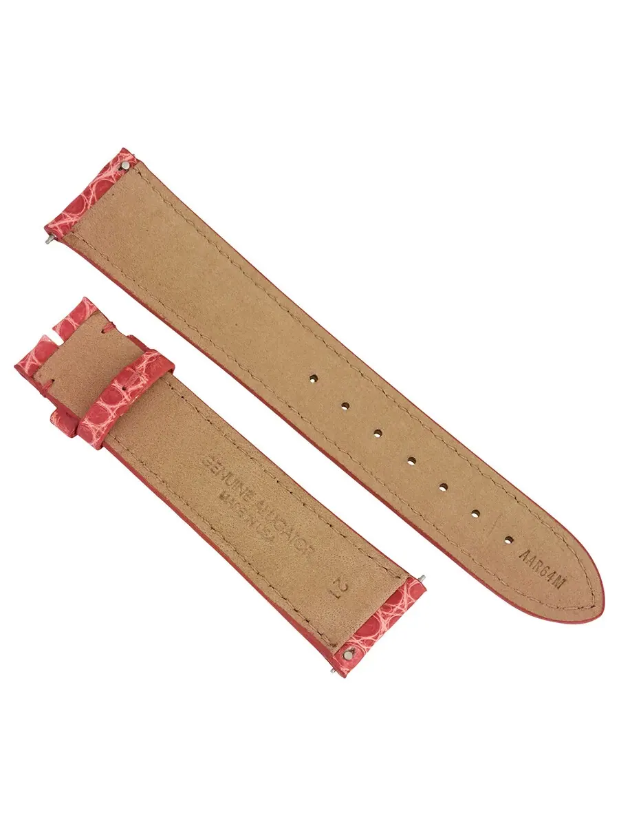 Ремешок Hadley Roma из кожи аллигатора 21 мм — изображение 2 из 2, красный