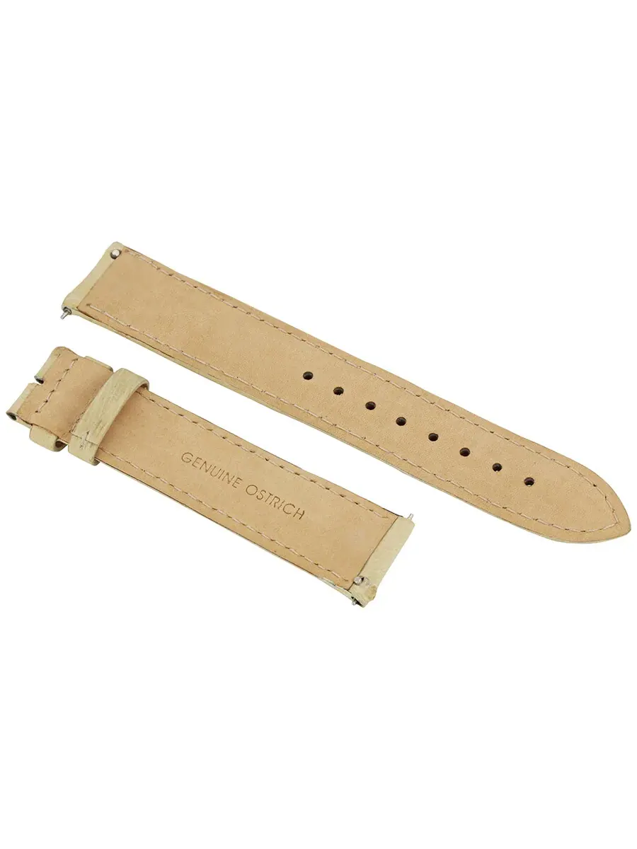 Ремешок Hadley Roma Ivory из кожи страуса 19 мм — изображение 2 из 2, слоновая кость