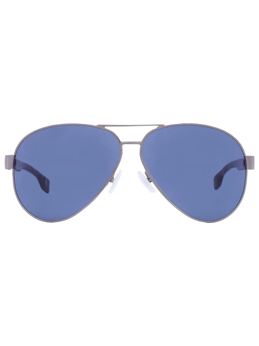 Мужские солнцезащитные очки Hugo Boss Blue Pilot BOSS 1560/O/S 06LB/KU 63 — синий