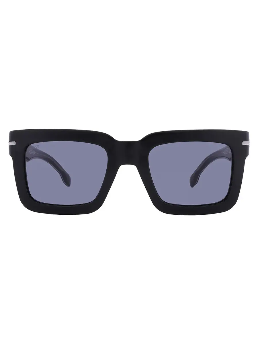 Мужские солнцезащитные очки Hugo Boss Blue Square BOSS 1501/S 0INA/KU 51 — черный