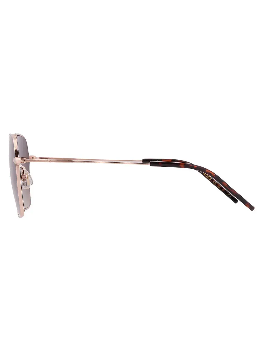 Солнцезащитные очки для женщин Hugo Boss Brown Shaded Geometric BOSS 1533/S 0000/PR 54 — изображение 4 из 5