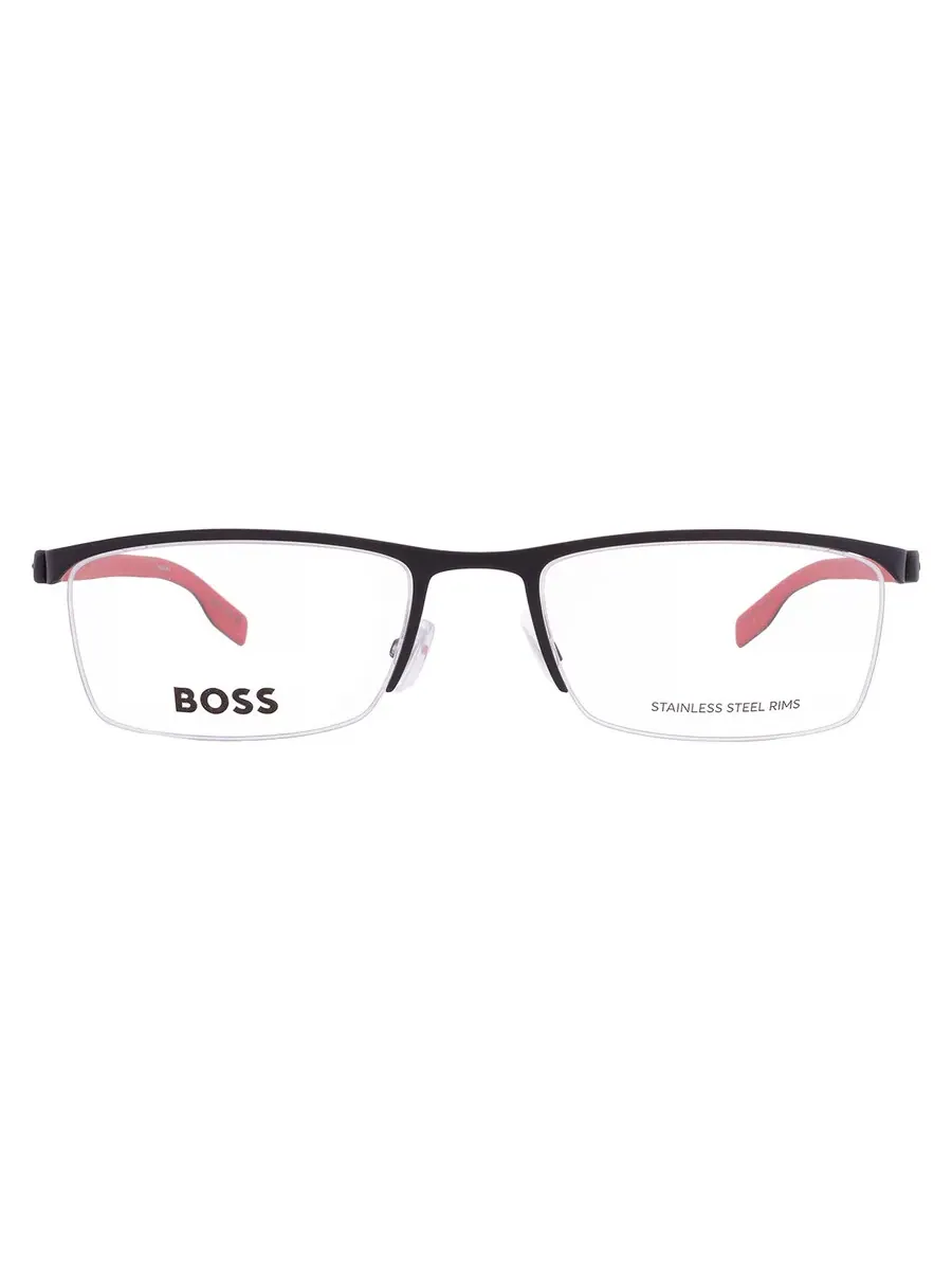 Демонстрационные прямоугольные мужские очки Hugo Boss BOSS 0610/N 0BLX 55