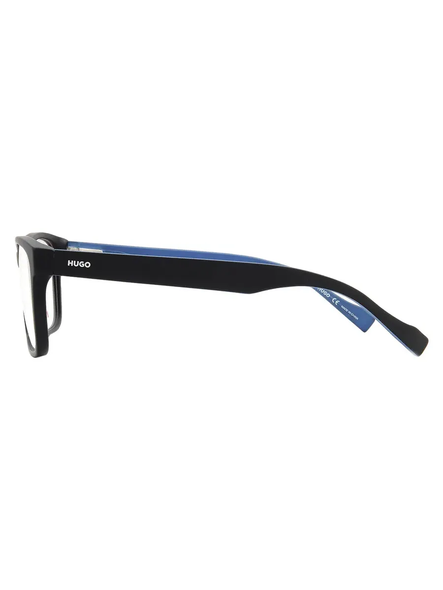 Мужские очки Hugo Boss Demo Rectangular HG 0182 0003 55 — изображение 3 из 5, черный