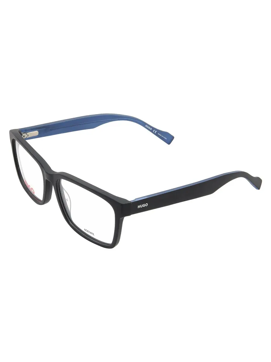 Мужские очки Hugo Boss Demo Rectangular HG 0182 0003 55 — изображение 4 из 5, черный