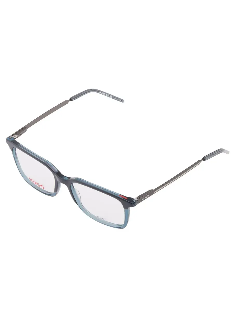 Мужские очки Hugo Boss Demo Rectangular HG 1125 009V 53 — изображение 3 из 5, серый синий
