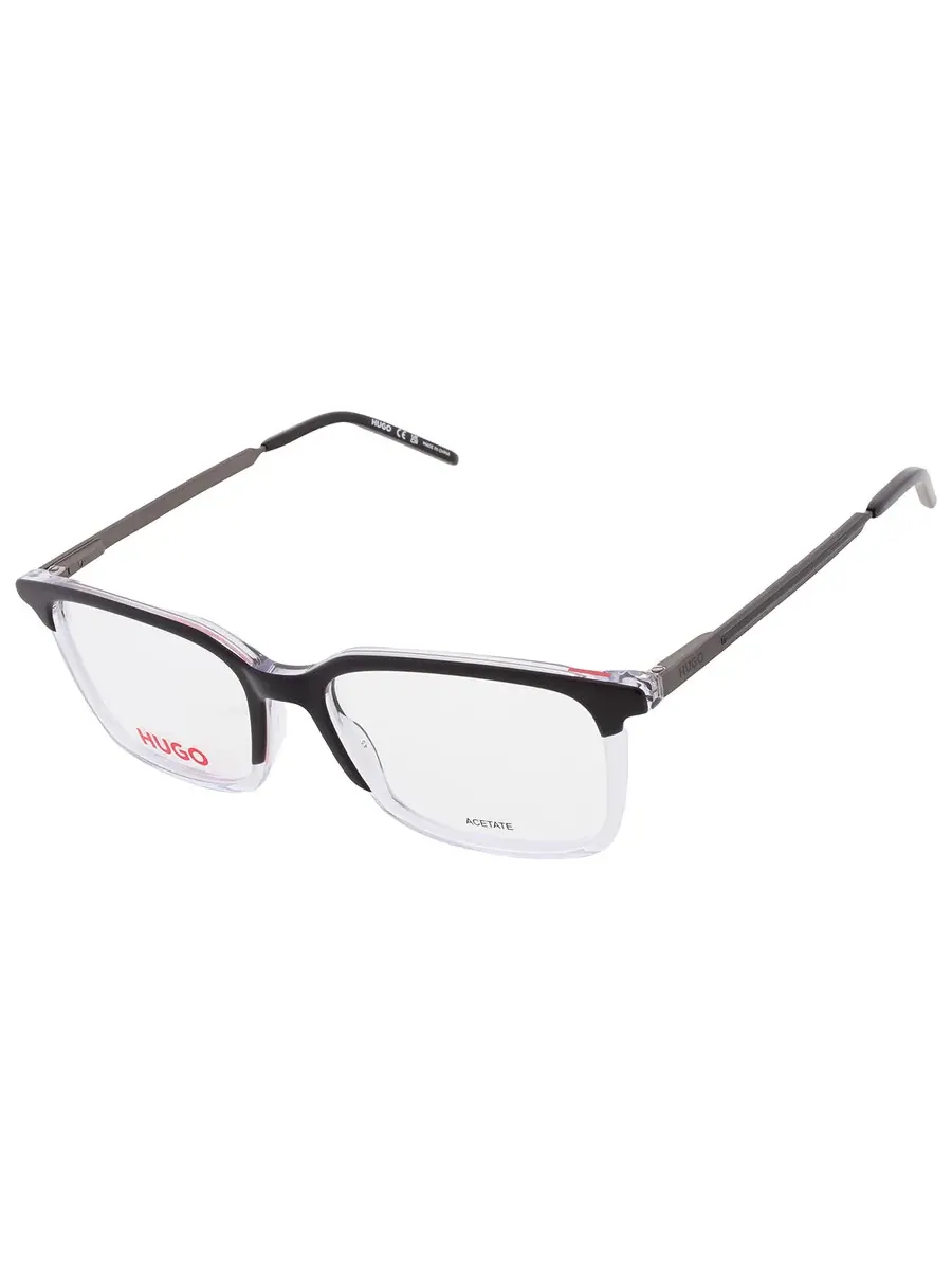 Мужские прямоугольные очки Hugo Boss Demo HG 1125 07C5 53 — изображение 3 из 5, черный