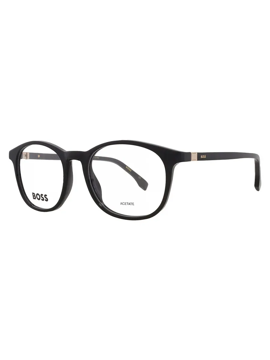 Мужские очки Hugo Boss Demo Teacup BOSS 1437 0807 53 — изображение 2 из 5, черный