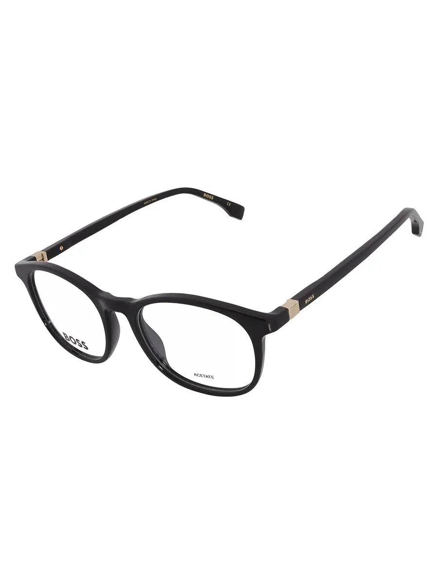 Мужские очки Hugo Boss Demo Teacup BOSS 1437 0807 53 — изображение 3 из 5, черный