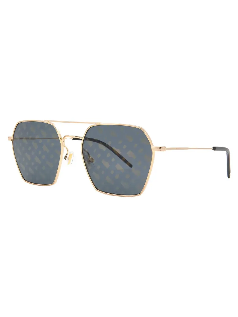 Женские солнцезащитные очки Hugo Boss Gold Decor Navigator BOSS 1533/S 0000/7Y 54 — изображение 2 из 5, розовый золотистый