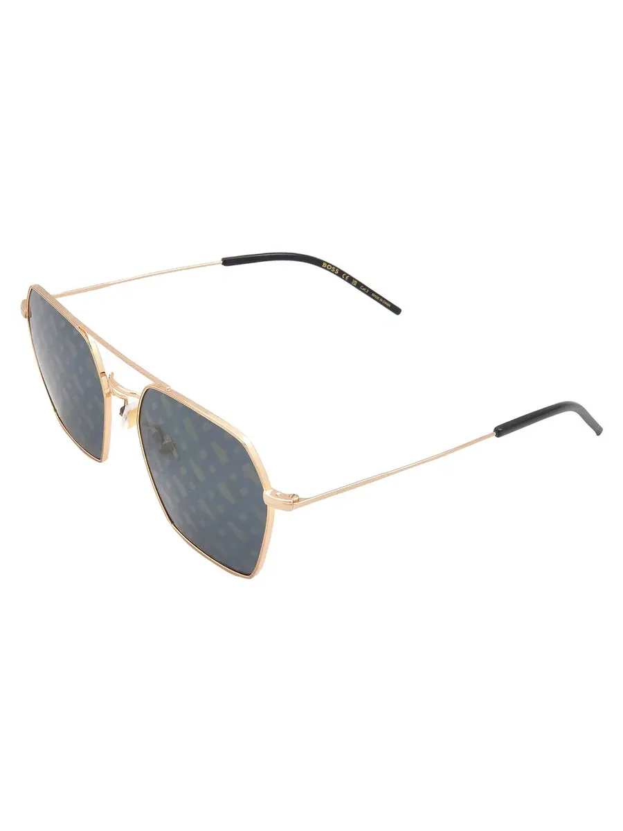Женские солнцезащитные очки Hugo Boss Gold Decor Navigator BOSS 1533/S 0000/7Y 54 — изображение 4 из 5, розовый золотистый