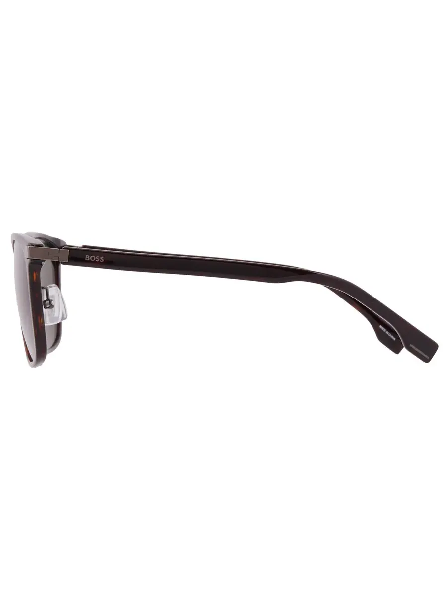 Мужские солнцезащитные очки Hugo Boss Green Square BOSS 1406/F/SK 0086/QT 57 — изображение 4 из 5, хаки