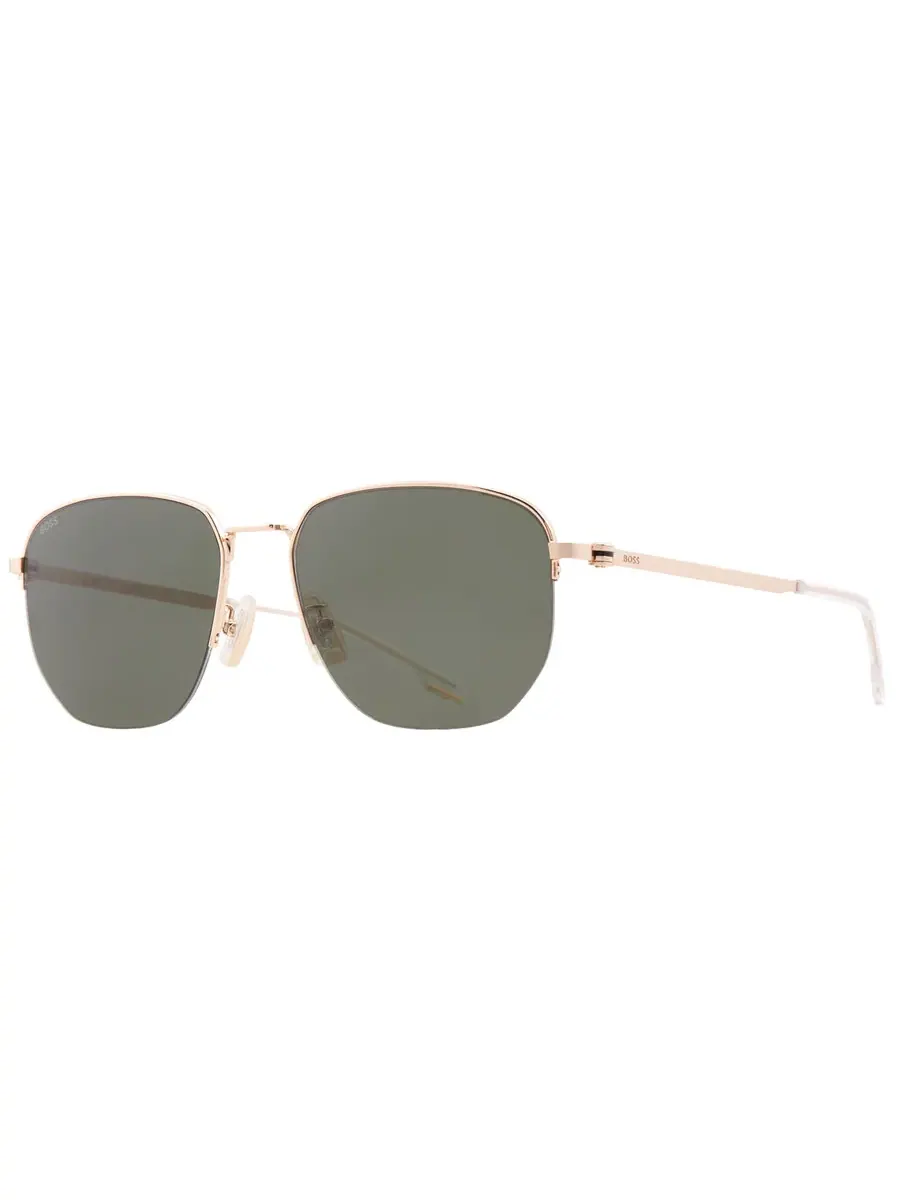 Мужские солнцезащитные очки Hugo Boss Green Square BOSS 1538/F/SK 0J5G/QT 57 — изображение 2 из 5, золото