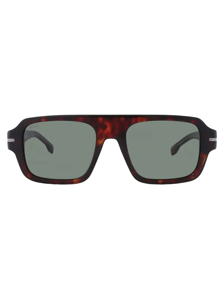 Мужские солнцезащитные очки Hugo Boss Green Square BOSS 1595/S 0086/O7 53