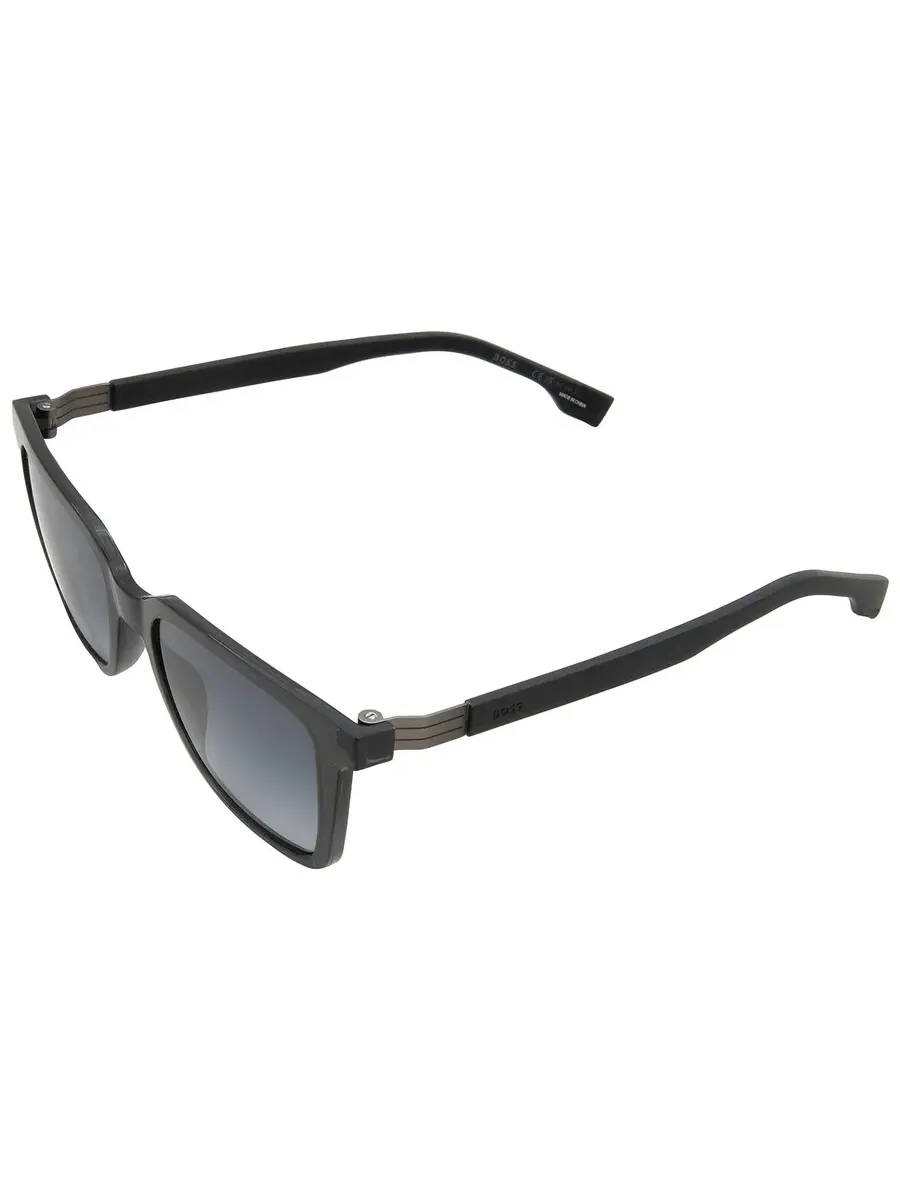 Мужские солнцезащитные очки Hugo Boss серого цвета с квадратной формой BOSS 1574/S 0KB7/9O 53 — изображение 4 из 5, серый