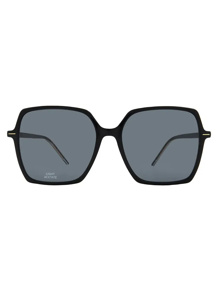 Женские солнцезащитные очки Hugo Boss Grey Square BOSS 1524/S 0807/IR 57