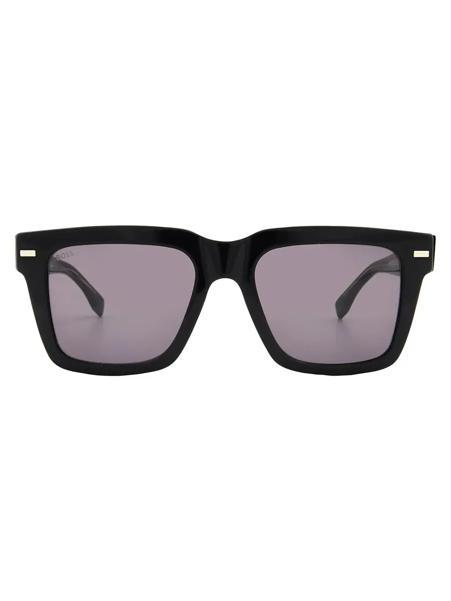 Солнцезащитные очки Hugo Boss Grey Square для мужчин BOSS 1442/S 0807/IR 53