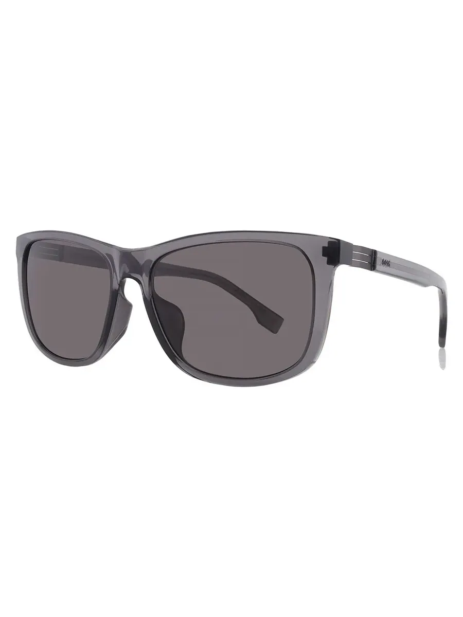 Мужские солнцезащитные очки Hugo Boss Grey Square BOSS 1617/F/S 0KB7/IR 59 — изображение 2 из 5, серый