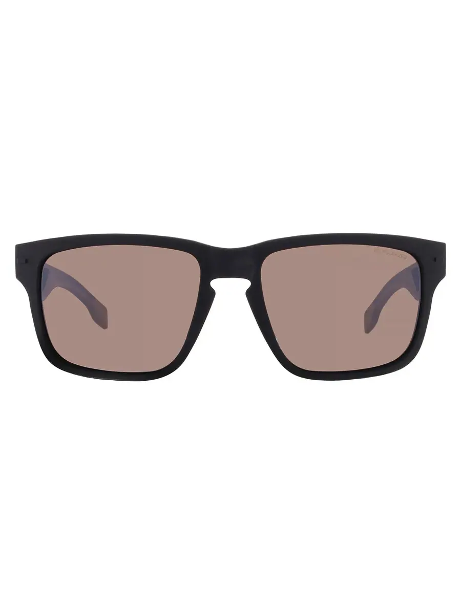 Мужские поляризованные солнцезащитные очки Hugo Boss BOSS 1497/S 0087/6A 55, коричневые квадратные