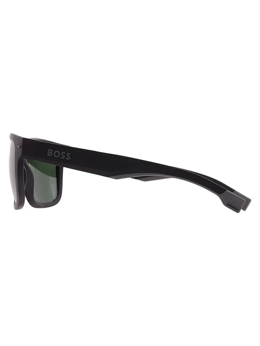 Солнцезащитные очки для мужчин Hugo Boss Polarized Green Sport BOSS 1496/S 0O6W/HC 55 — изображение 4 из 5, черный