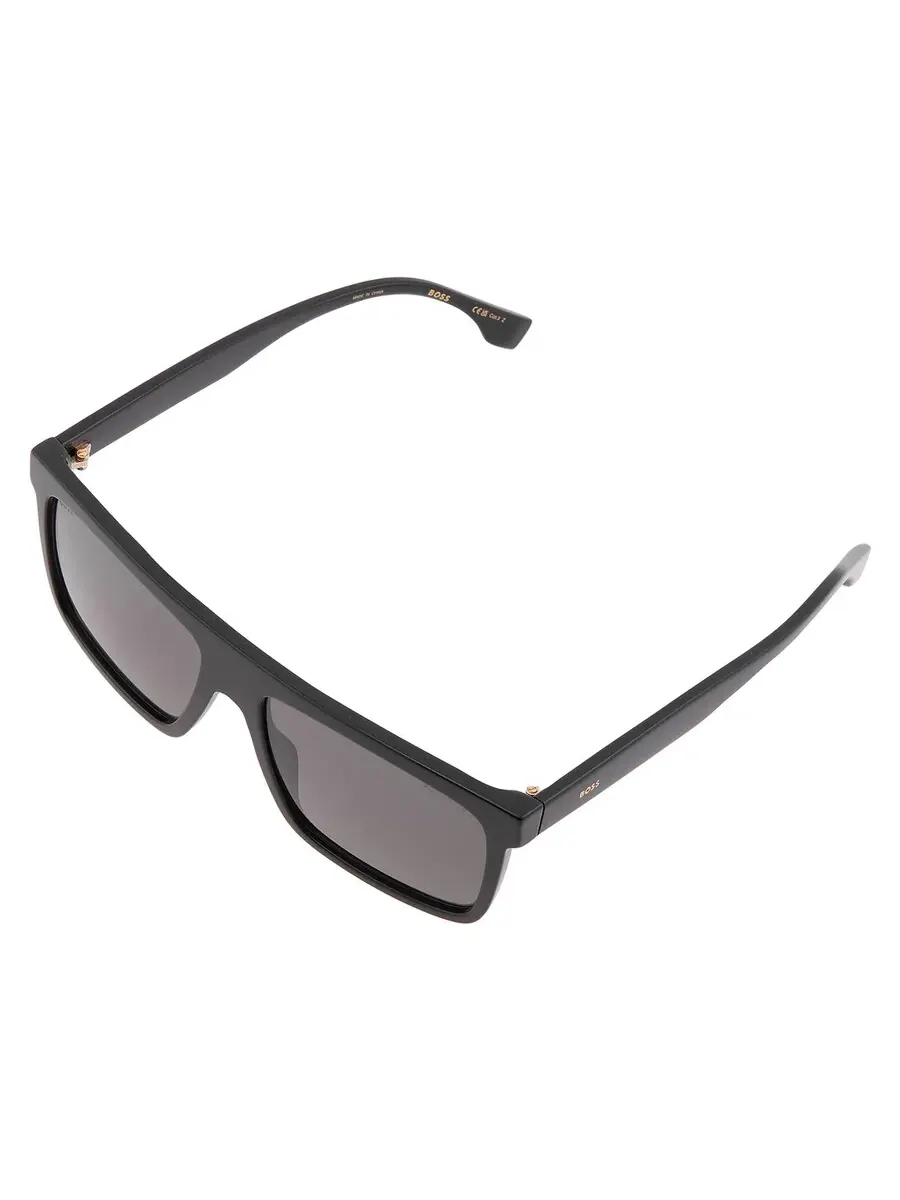 Мужские поляризованные солнцезащитные очки Hugo Boss Browline серого цвета BOSS 1440/O/S 0807/M9 59 — изображение 3 из 5