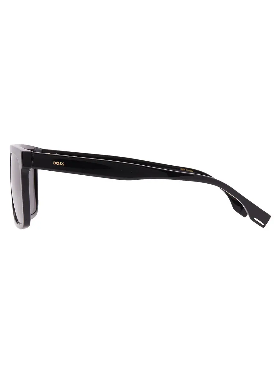Мужские поляризованные солнцезащитные очки Hugo Boss Browline серого цвета BOSS 1440/O/S 0807/M9 59 — изображение 4 из 5