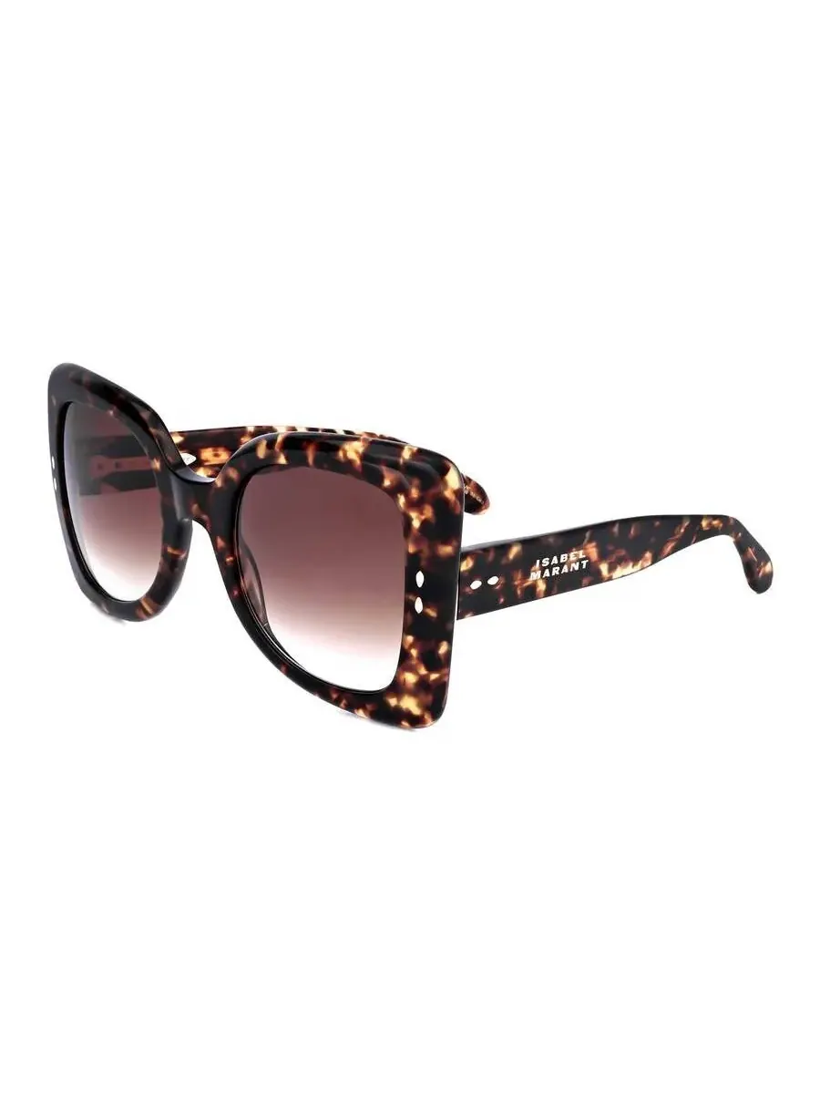 Женские солнцезащитные очки Isabel Marant Brown Butterfly IM 0120/S 0086/HA 52 — коричневый