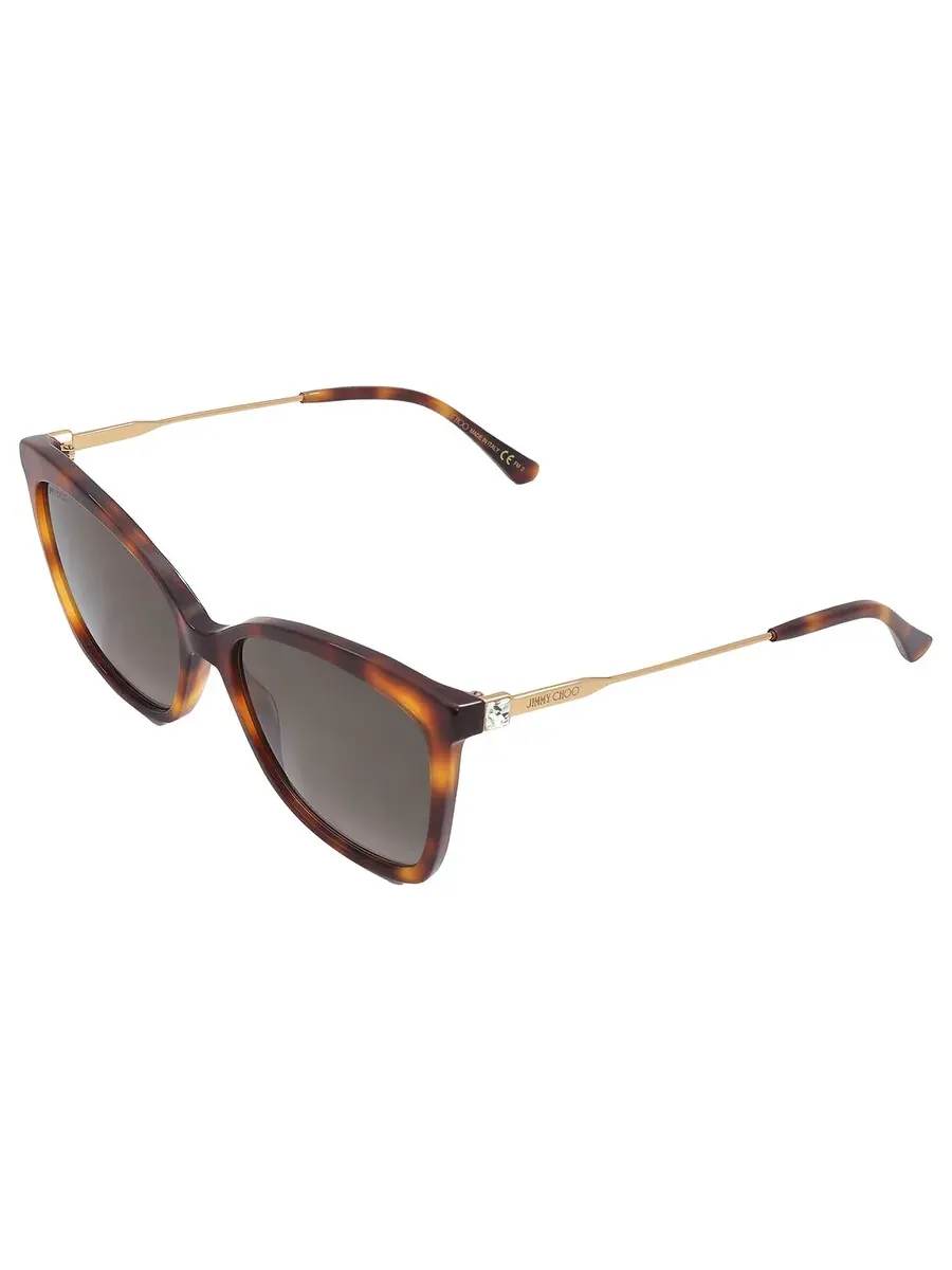 Женские солнцезащитные очки Jimmy Choo Brown Gradient Butterfly MACI/S 0086/HA 55 — изображение 4 из 6, серый