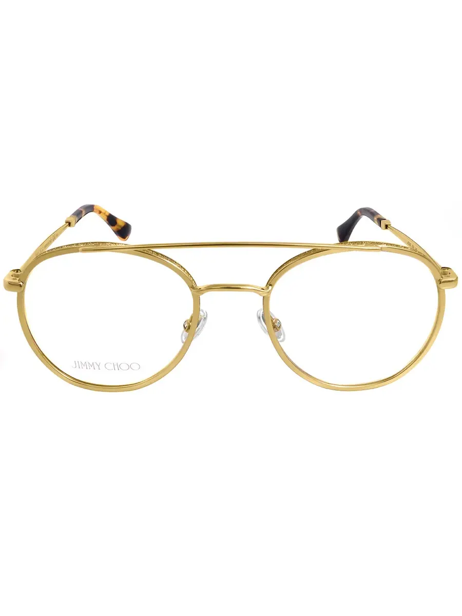 Демонстрационные круглые женские очки Jimmy Choo JC230 0J5G 51 — золотистый