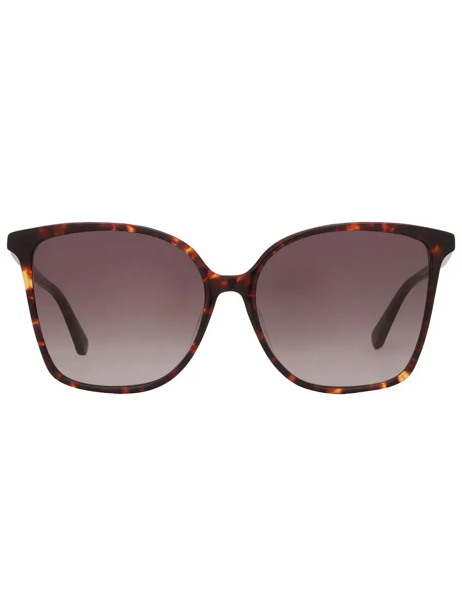Женские солнцезащитные очки Kate Spade Brown Gradient Butterfly BRIGITTE/F/S 0086/HA 58 — коричневый