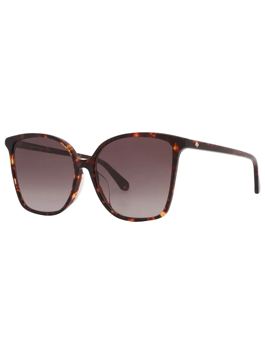 Женские солнцезащитные очки Kate Spade Brown Gradient Butterfly BRIGITTE/F/S 0086/HA 58 — изображение 3 из 5, коричневый
