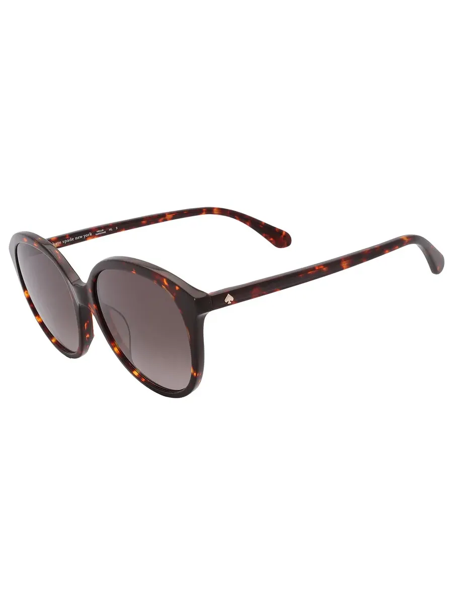 Женские солнцезащитные очки Kate Spade Brown Gradient Oval BRIA/G/S 0086/HA 55 — изображение 4 из 5, коричневый