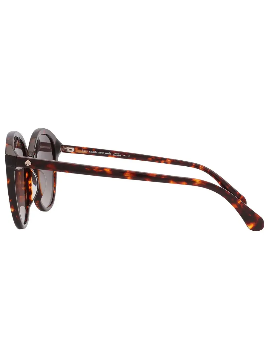 Женские солнцезащитные очки Kate Spade Brown Gradient Oval BRIA/G/S 0086/HA 55 — изображение 5 из 5, коричневый