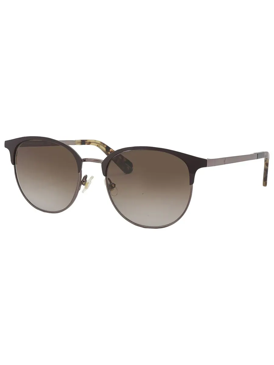 Женские солнцезащитные очки Kate Spade Brown Gradient Oval JOELYNN/S 009Q/HA 52 — изображение 3 из 5, коричневый
