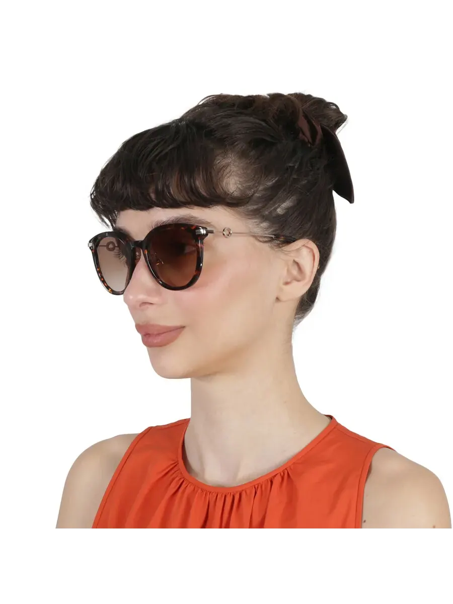 Женские овальные солнцезащитные очки Kate Spade коричневый градиент KEESEY/G/S 0086/HA 53 — изображение 2 из 5, хавана