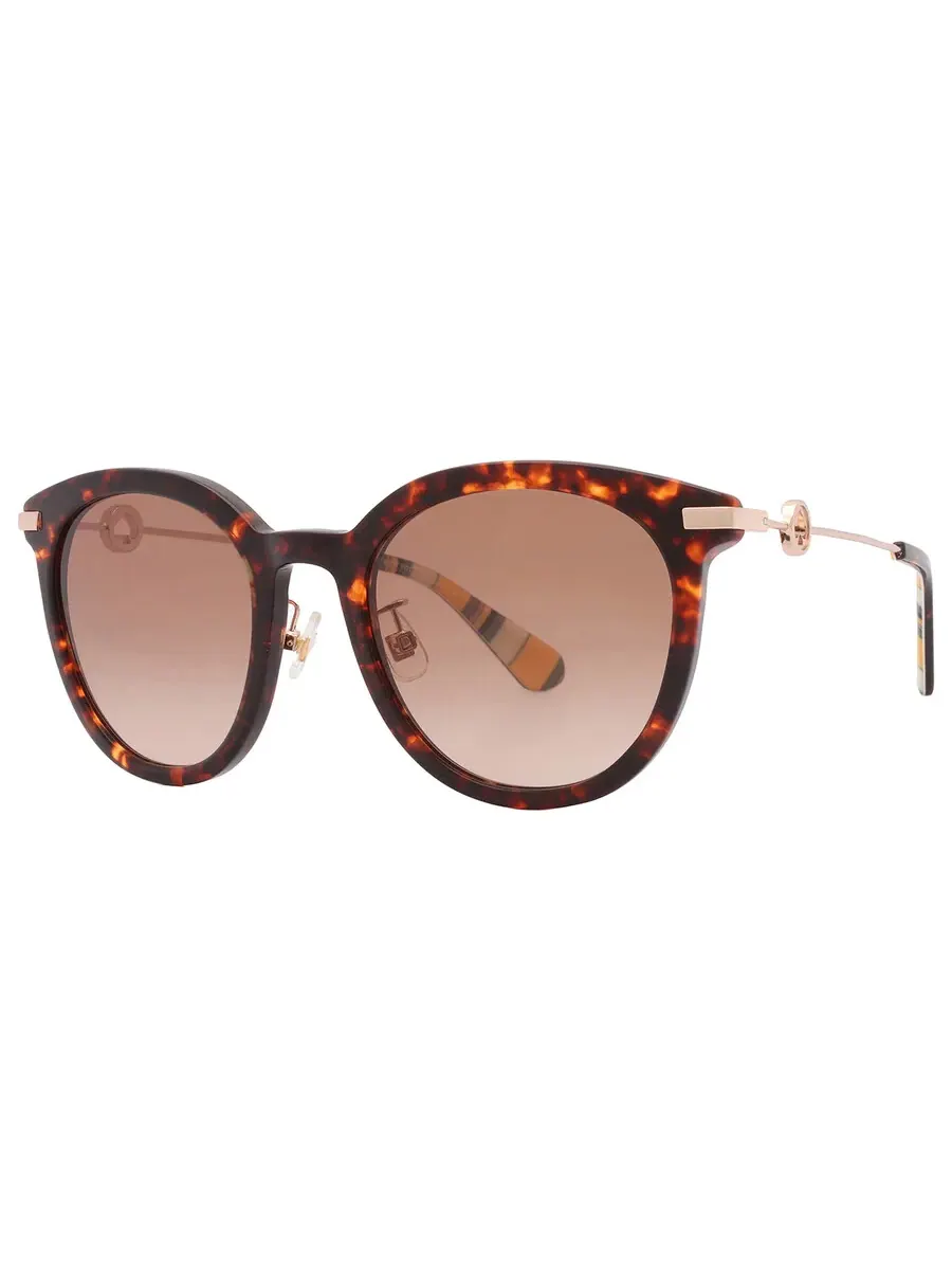 Женские овальные солнцезащитные очки Kate Spade коричневый градиент KEESEY/G/S 0086/HA 53 — изображение 3 из 5, хавана