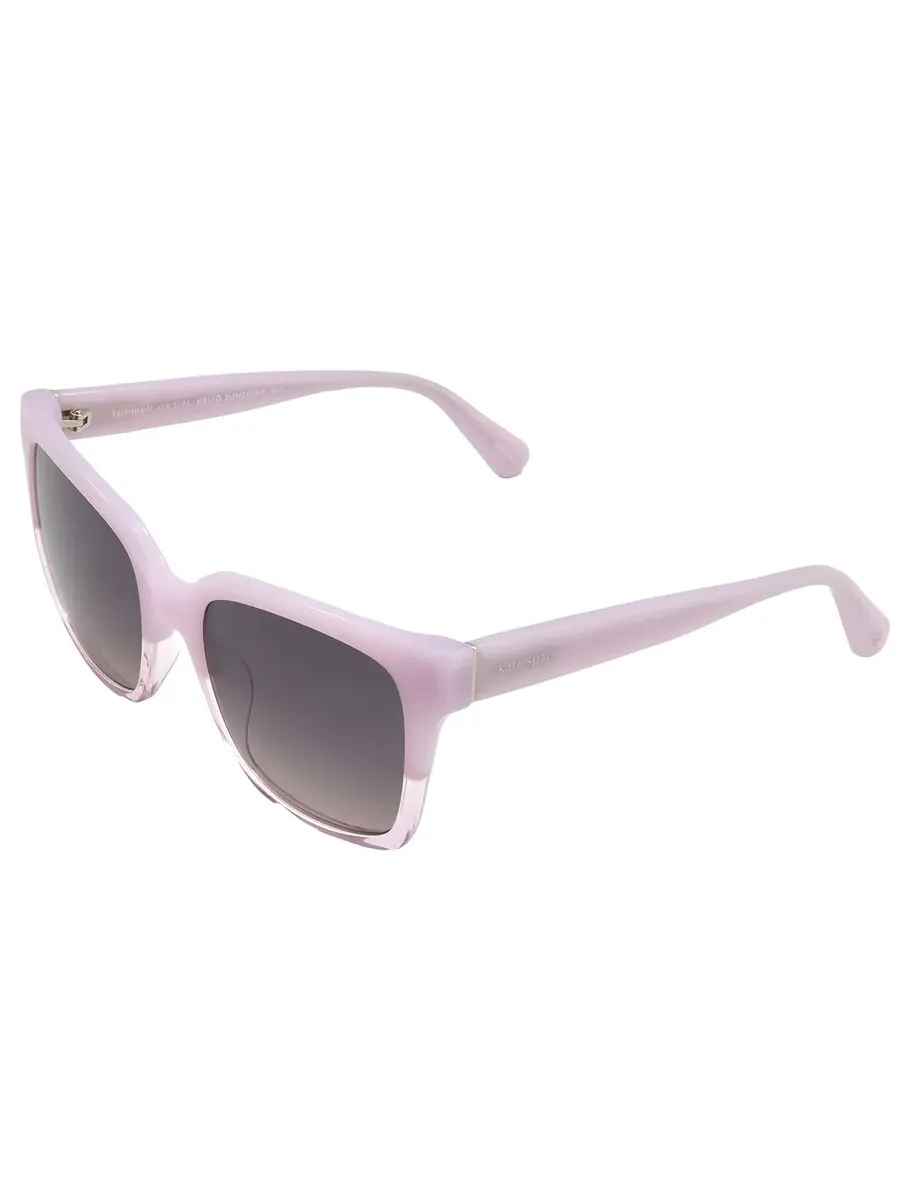 Женские солнцезащитные очки Kate Spade Brown Gradient Square HARLOW/G/S 0B3V/HA — изображение 4 из 4, фиолетовый