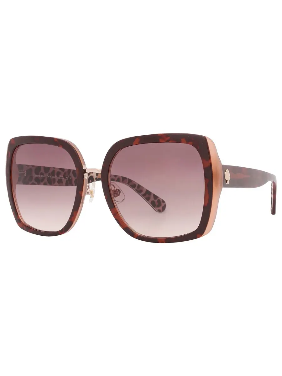 Солнцезащитные очки унисекс Kate Spade Brown Gradient Square KIMBER/G/S 0086/HA 56 — изображение 3 из 5, хавана