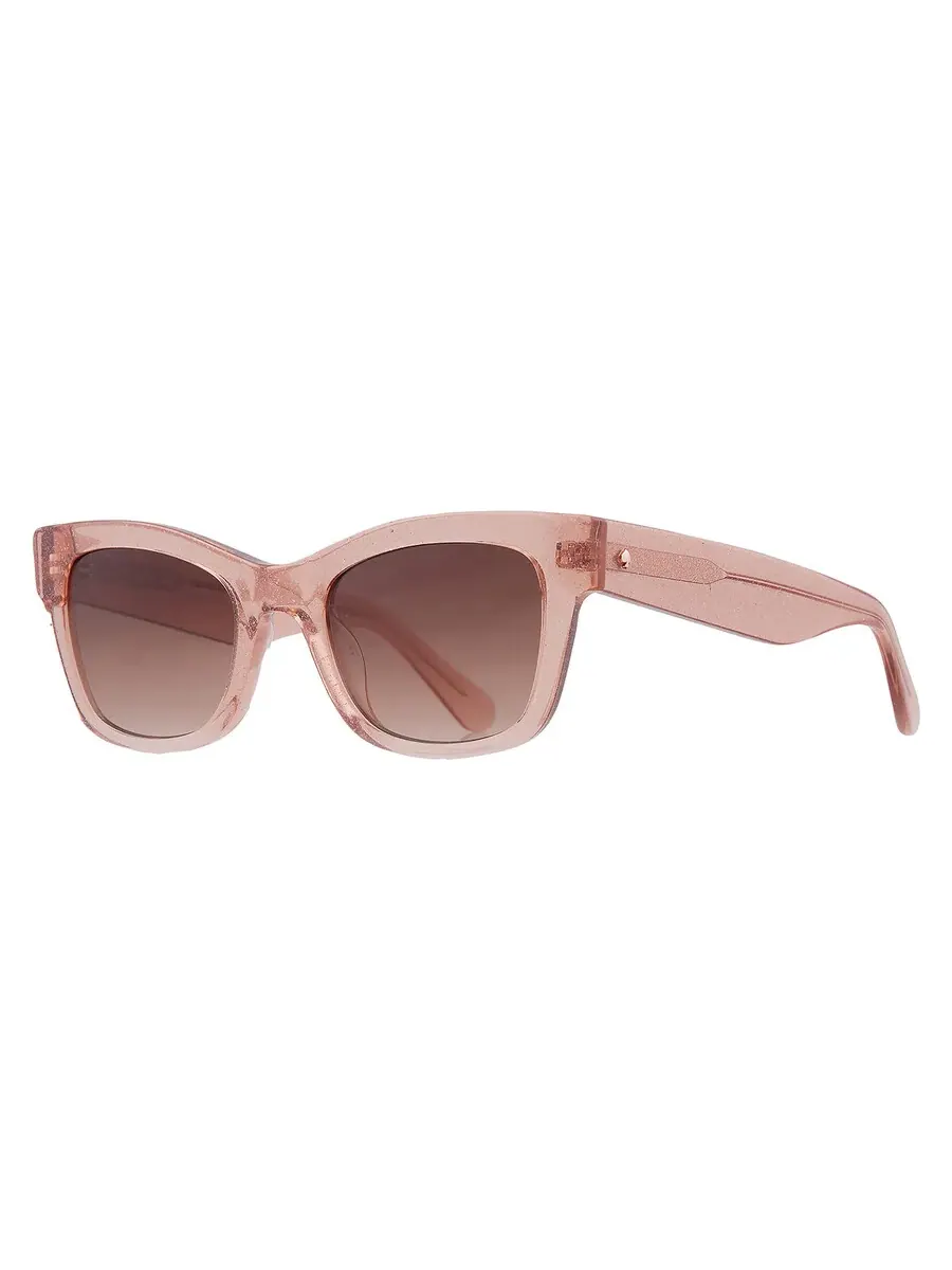 Женские солнцезащитные очки Kate Spade Brown Shaded Cat Eye KS AIMEE/S 0QR0/HA 50 — изображение 2 из 4, розовый