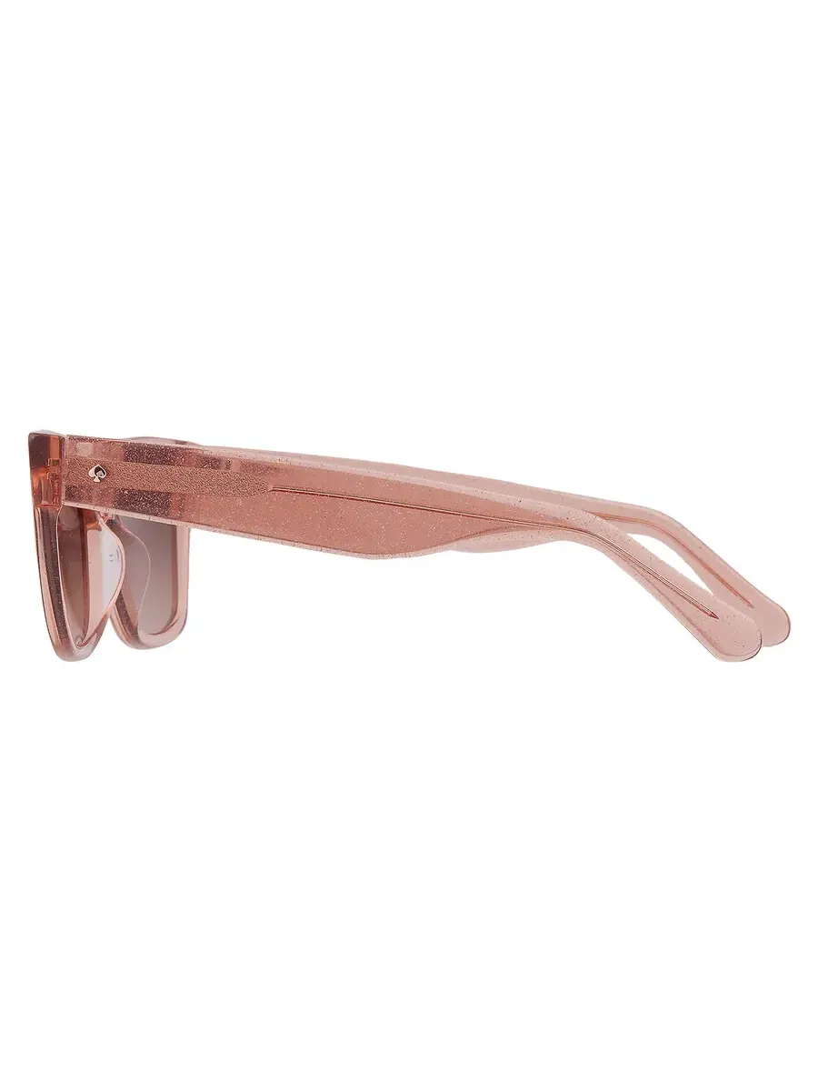 Женские солнцезащитные очки Kate Spade Brown Shaded Cat Eye KS AIMEE/S 0QR0/HA 50 — изображение 4 из 4, розовый