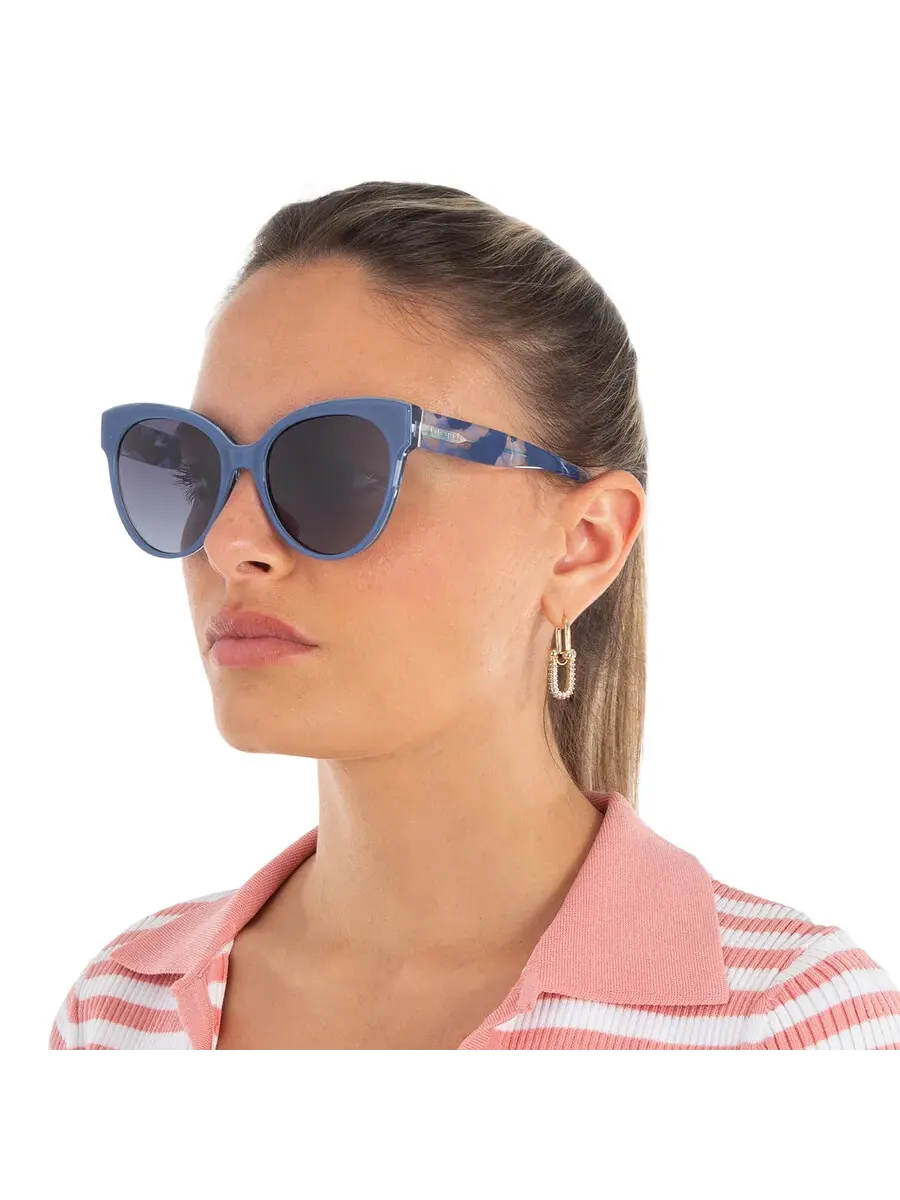 Женские солнцезащитные очки Kate Spade Gray Shaded Butterfly AUBRIELLA/G/S 0PJP9O 55 — изображение 2 из 5, синий