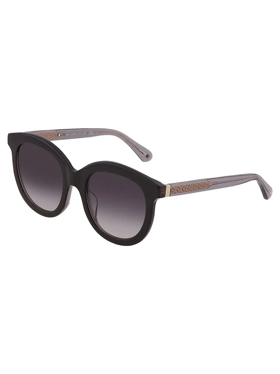 Женские солнцезащитные очки Kate Spade серого градиента круглой формы LILLIAN/G/S 0807/9O 53 — изображение 4 из 5, серый
