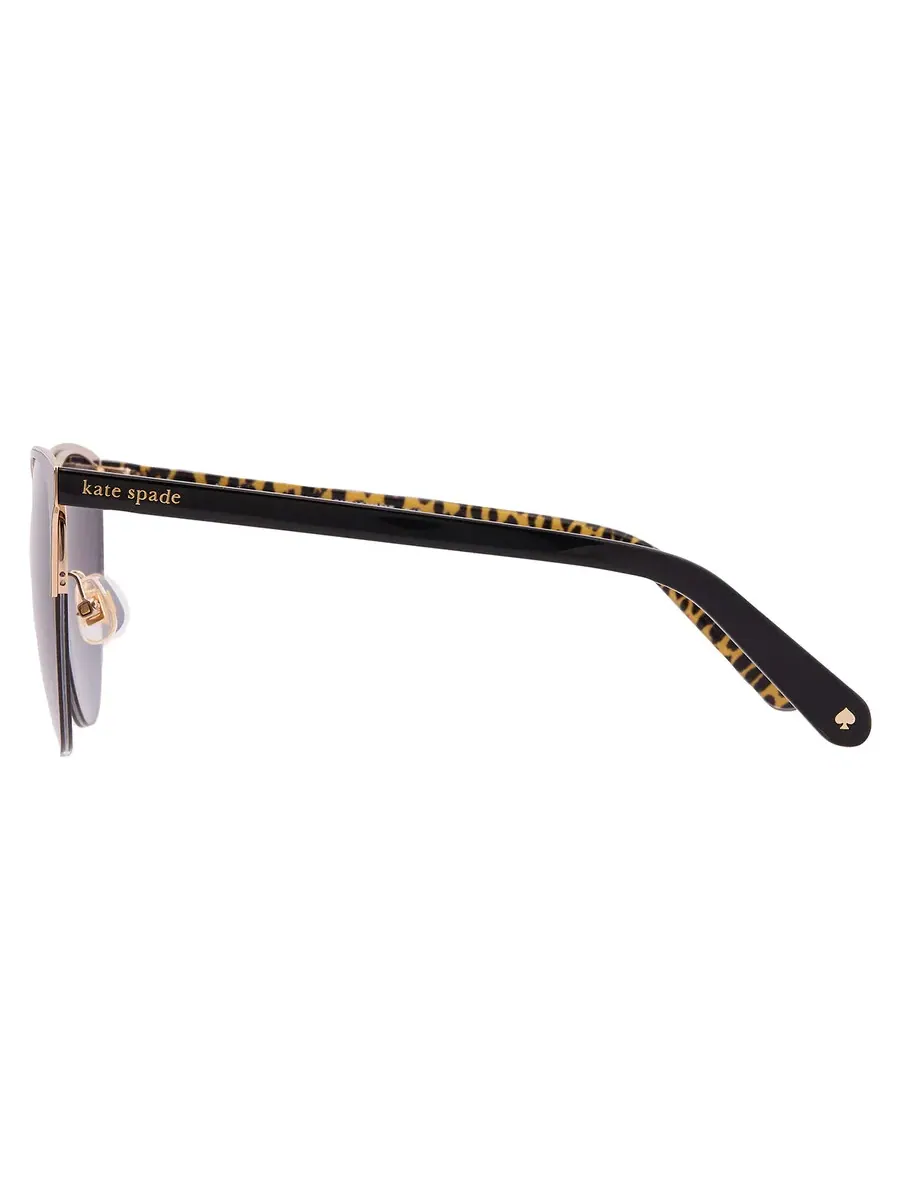 Женские солнцезащитные очки Kate Spade серого цвета "кошачий глаз" IZARA/G/S 0807/9O 57 — изображение 4 из 4, черный