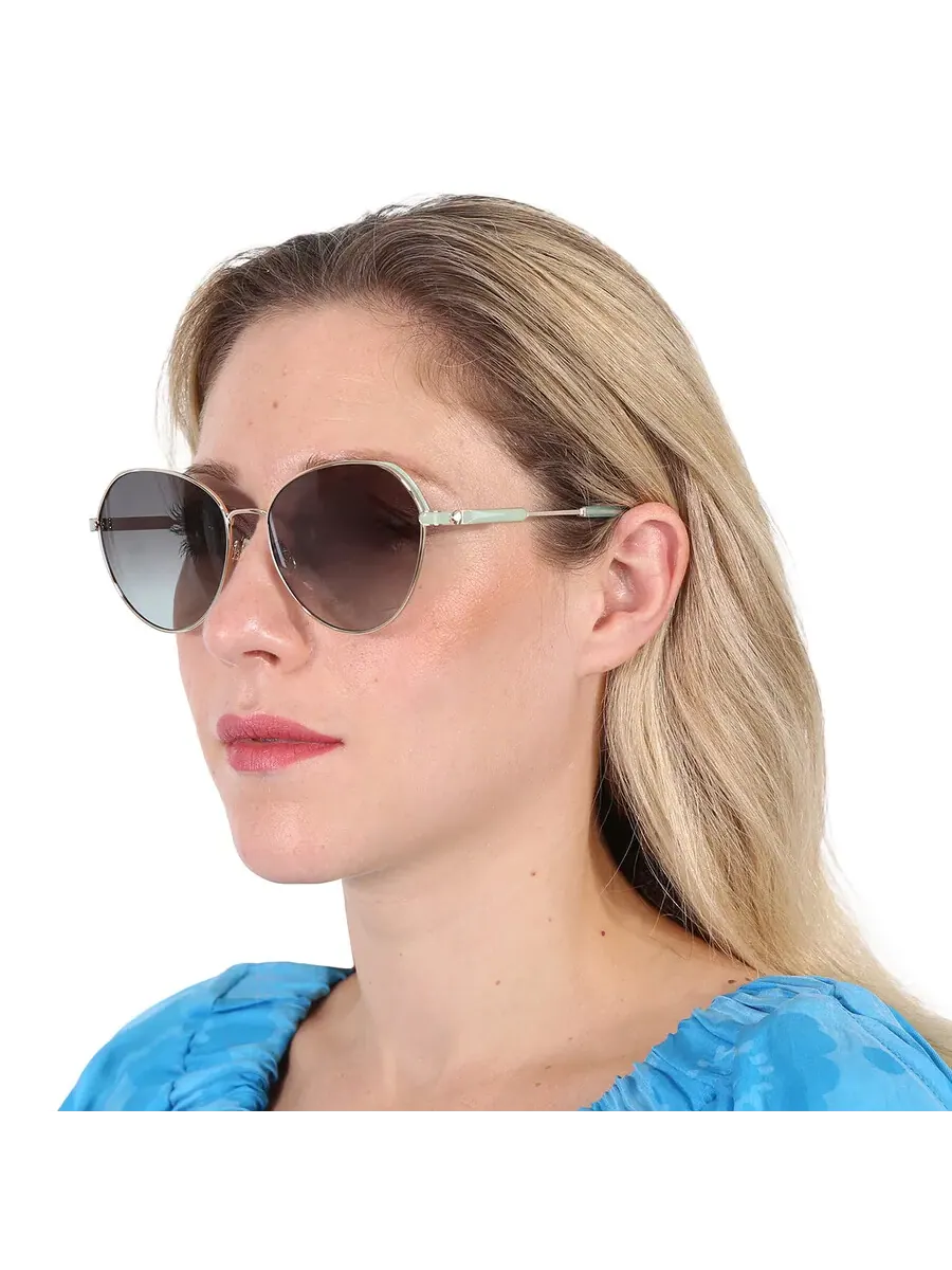 Солнцезащитные очки для женщин Kate Spade серо-зеленого оттенка модель Pilot OCTAVIA/G/S 0PEF/IB 59 — изображение 2 из 5