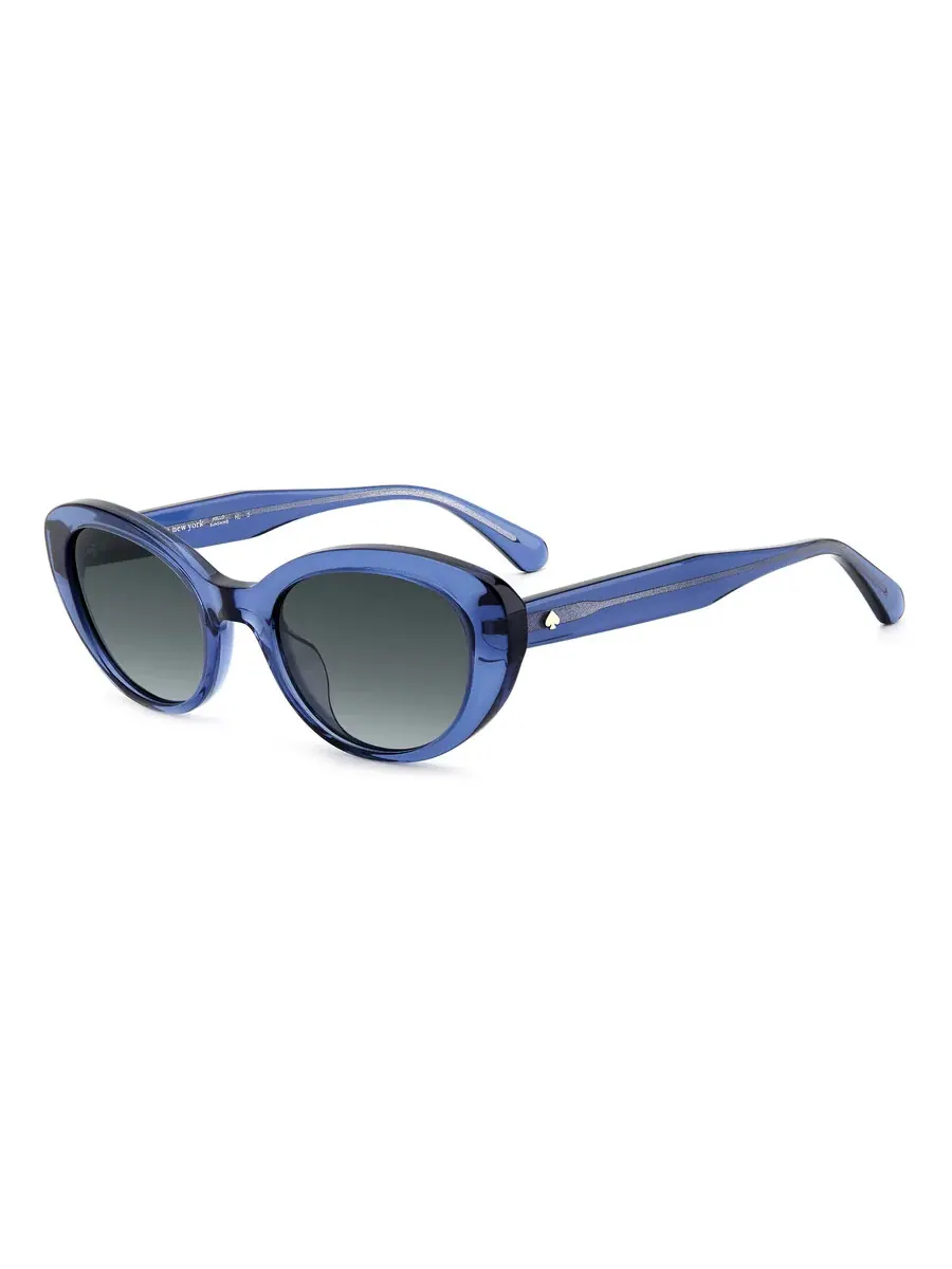 Женские синие солнцезащитные очки Kate Spade Cat Eye CRYSTAL-S-PJP