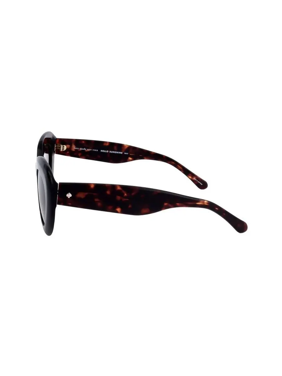 Женские коричневые солнцезащитные очки в форме кошачьего глаза Kate Spade CAPRI/G/S — изображение 3 из 3, серый