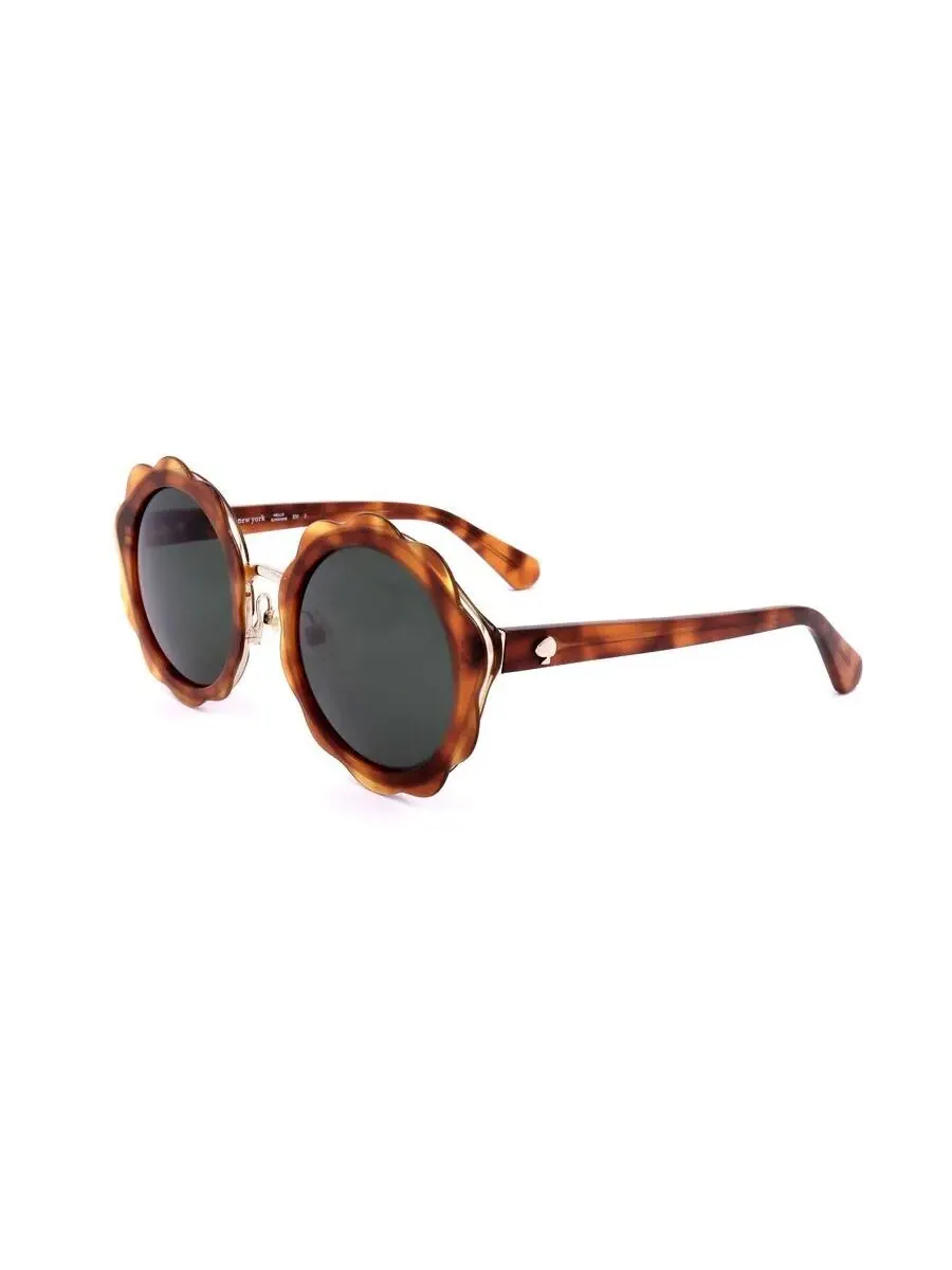 Женские круглые солнцезащитные очки Kate Spade многоцветные KARRIE/S — изображение 2 из 3, серый