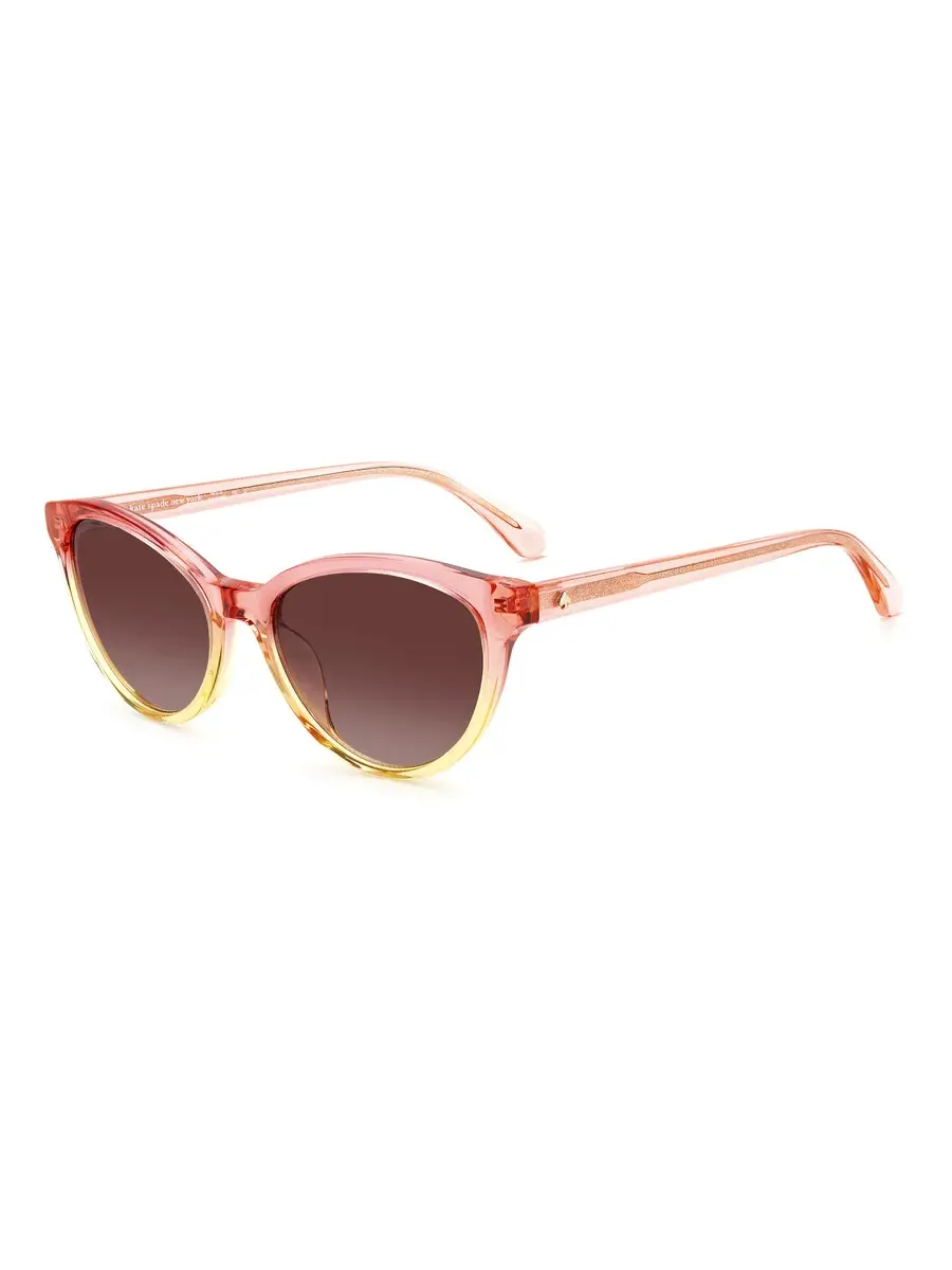 Женские розовые солнцезащитные очки в форме кошачьего глаза Kate Spade ADELINEGSGVZ