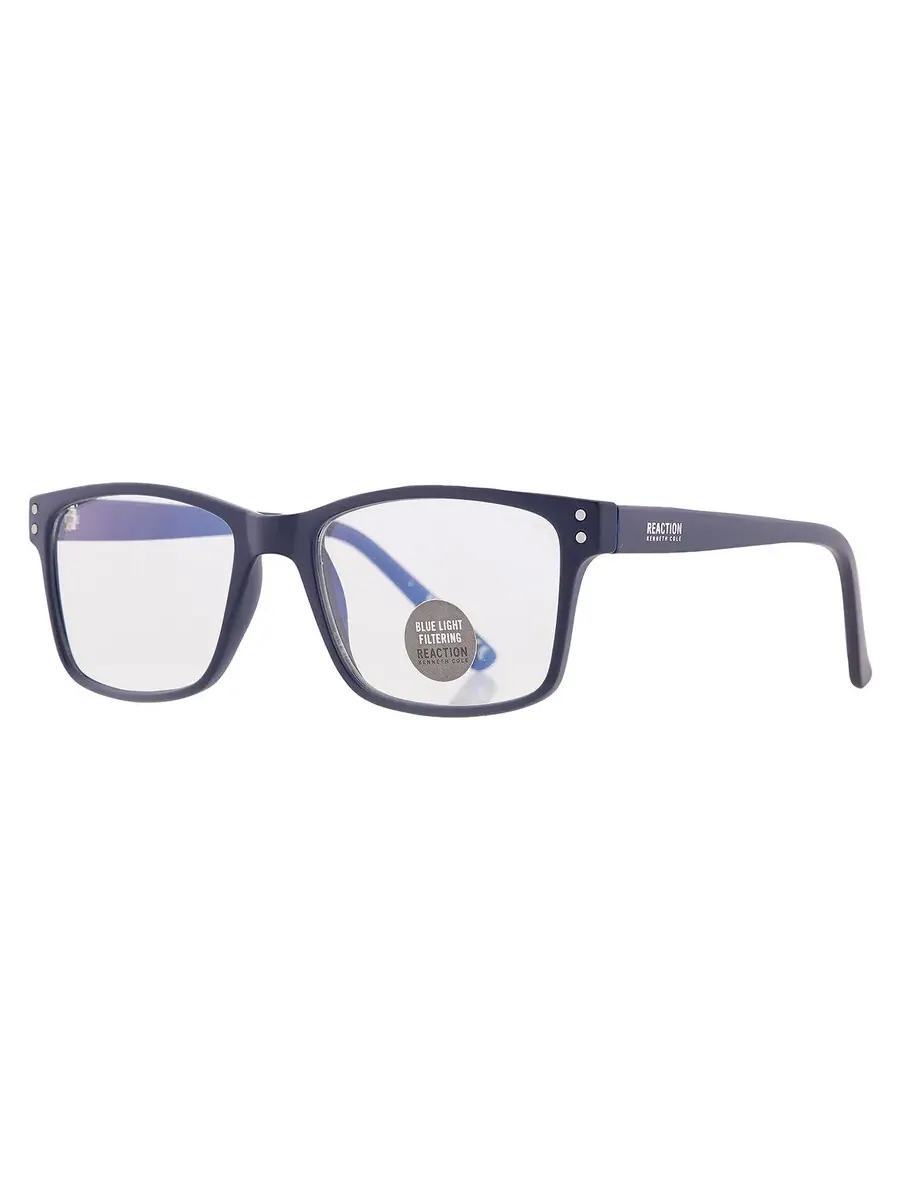 Мужские солнцезащитные очки Kenneth Cole Reaction Blue KC1516-B 91V 53 — изображение 2 из 4, черный
