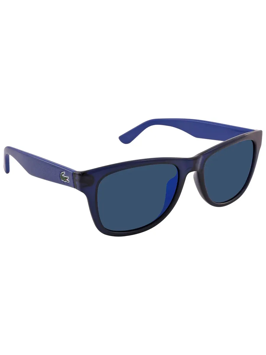 Солнцезащитные очки Lacoste Blue Square унисекс L734S 424 52 — изображение 3 из 4, синий
