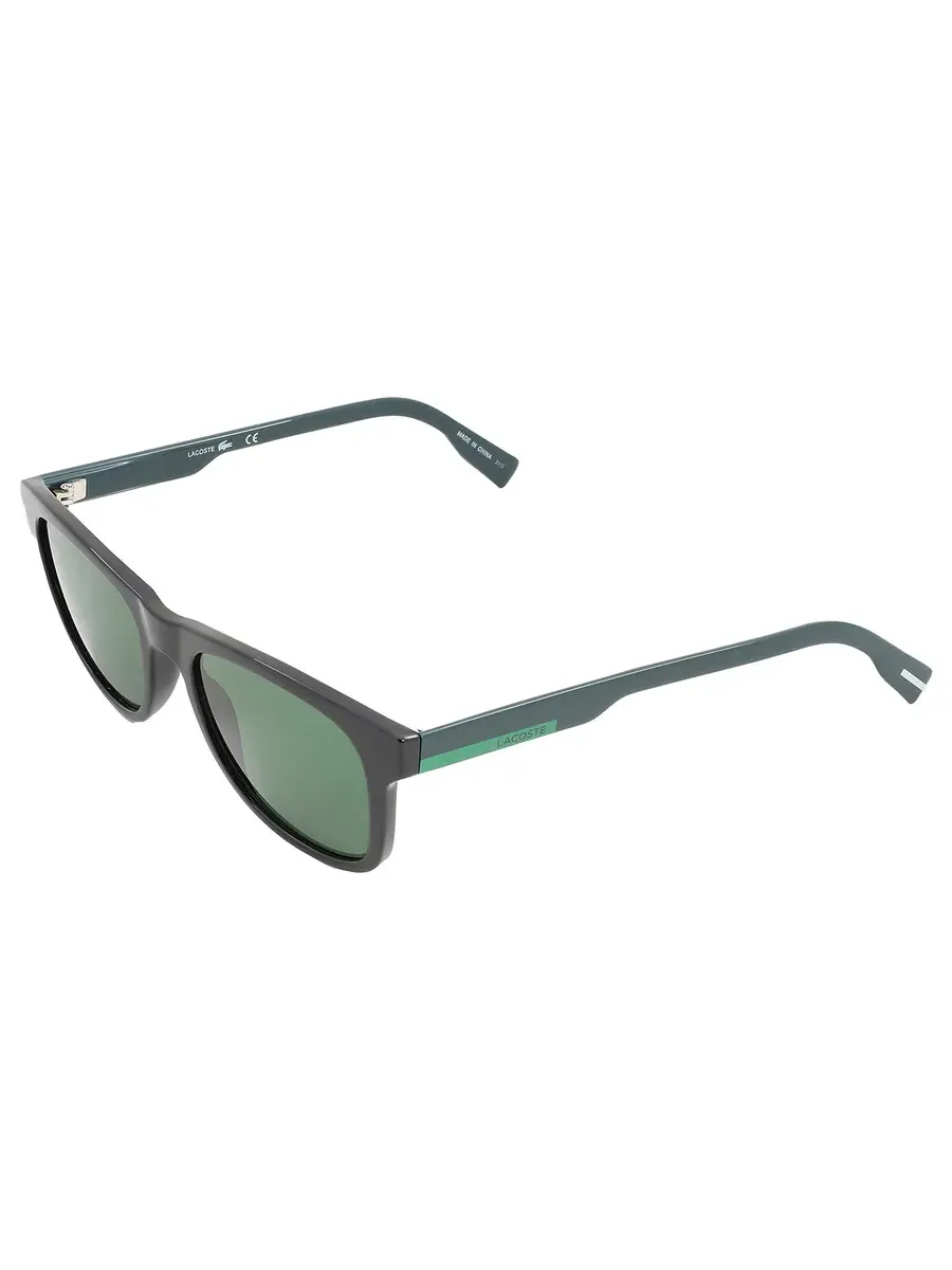 Солнцезащитные очки Lacoste Green Square унисекс L969S 001 54 — изображение 5 из 5, черный